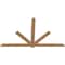 Ekena Millwork Kennewick Timber Gable Bracket, Western Red Cedar, 108"W x 63"H x 1 1/2"D x 5 1/2"F, 14/12 Pitch GBW108X63X0206KEN00SWR - alternate 5